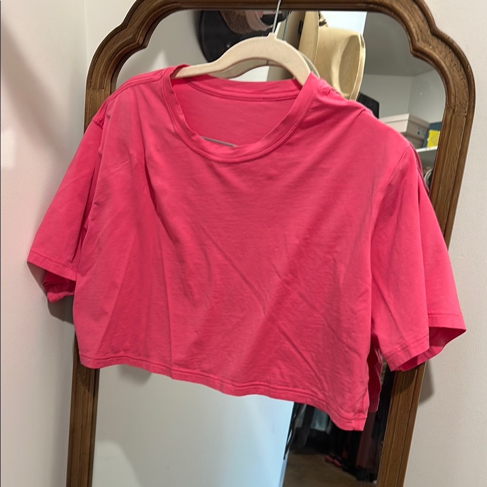 Women's Pink Crop Top